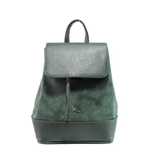 Зелена дамска чанта, здрава еко-кожа - удобство и стил за вашето ежедневие N 100013291