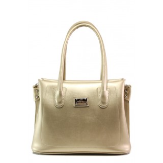 Жълта дамска чанта, здрава еко-кожа - удобство и стил за вашето ежедневие N 100013433