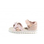 Розови анатомични детски сандали, здрава еко-кожа - ежедневни обувки за пролетта и лятото N 100012670