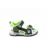 Сини анатомични детски сандали, здрава еко-кожа - ежедневни обувки за пролетта и лятото N 100012666