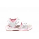 Бели анатомични детски сандали, здрава еко-кожа - всекидневни обувки за пролетта и лятото N 100012676