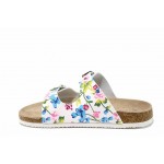Бели анатомични детски чехли, здрава еко-кожа - ежедневни обувки за пролетта и лятото N 100012770