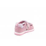 Розови анатомични детски сандали, здрава еко-кожа - ежедневни обувки за пролетта и лятото N 100012753