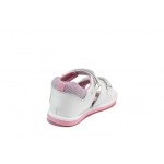 Бели анатомични детски сандали, здрава еко-кожа - ежедневни обувки за пролетта и лятото N 100012754