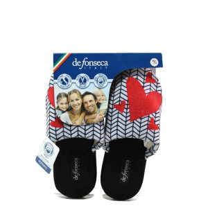 Анатомични сиви домашни чехли, текстилна материя - равни обувки за целогодишно ползване N 100013121