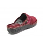 Анатомични винени домашни чехли, текстилна материя - ежедневни обувки за целогодишно ползване N 100013480