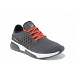 Черни мъжки маратонки, текстилна материя - спортни обувки за пролетта и лятото N 100012058