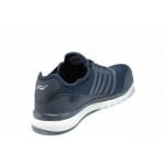 Тъмносини дамски маратонки, текстилна материя - спортни обувки за пролетта и лятото N 100012094