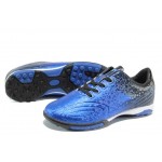 Тъмносини детски маратонки, здрава еко-кожа - футболни обувки за пролетта и лятото N 100012196