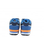 Тъмносини детски маратонки, текстилна материя - спортни обувки за пролетта и лятото N 100012177