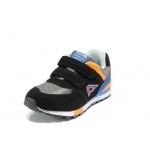 Черни детски маратонки, текстилна материя - спортни обувки за пролетта и лятото N 100012184