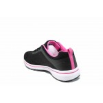 Черни дамски маратонки, текстилна материя - спортни обувки за пролетта и лятото N 100012423
