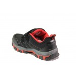 Черни детски маратонки, текстилна материя - спортни обувки за есента и зимата N 100012902