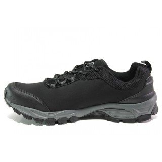 Черни дамски маратонки, текстилна материя - спортни обувки за есента и зимата N 100012897