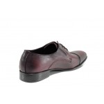 Винени анатомични мъжки обувки, естествена кожа - официални обувки за целогодишно ползване N 100012063
