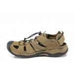 Бежови анатомични мъжки обувки, естествена кожа - ежедневни обувки за пролетта и лятото N 100012778