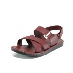 Винени мъжки сандали, естествена кожа - ежедневни обувки за пролетта и лятото N 100012825