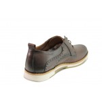 Винени мъжки обувки, естествена кожа - ежедневни обувки за есента и зимата N 100013077
