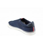 Сини мъжки обувки с мемори пяна, текстилна материя - всекидневни обувки за пролетта и лятото N 100012034