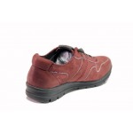 Винени спортни дамски обувки, естествен набук - ежедневни обувки за есента и зимата N 100013052