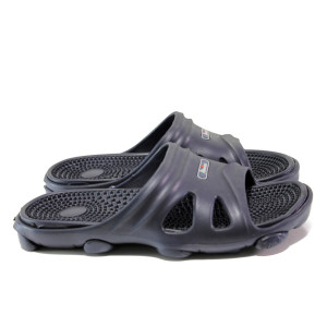 Анатомични тъмносини джапанки, pvc материя - ежедневни обувки за пролетта и лятото N 100013898