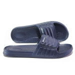 Сини джапанки, pvc материя - ежедневни обувки за пролетта и лятото N 100013963
