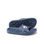 Сини джапанки, pvc материя - ежедневни обувки за пролетта и лятото N 100013963