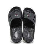 Черни джапанки, pvc материя - ежедневни обувки за пролетта и лятото N 100014051