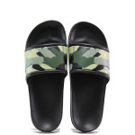 Зелени джапанки, pvc материя - ежедневни обувки за пролетта и лятото N 100014045
