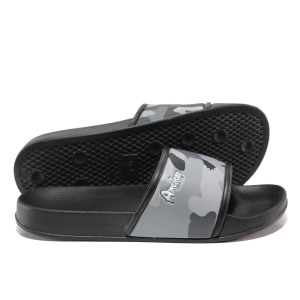 Сиви джапанки, pvc материя - ежедневни обувки за пролетта и лятото N 100014046