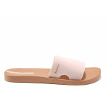 Розови дамски чехли, pvc материя - ежедневни обувки за пролетта и лятото N 100014104