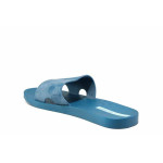 Сини дамски чехли, pvc материя - ежедневни обувки за пролетта и лятото N 100014105