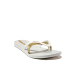 Бели дамски чехли, pvc материя - ежедневни обувки за пролетта и лятото N 100014106