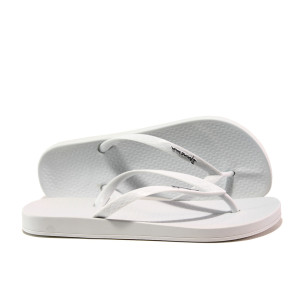 анатомични бели дамски чехли, pvc материя - ежедневни обувки за пролетта и лятото N 100014109