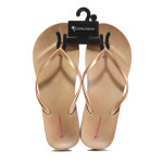 Анатомични бежови дамски чехли, pvc материя - ежедневни обувки за пролетта и лятото N 100014120