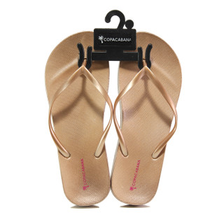 Анатомични бежови дамски чехли, pvc материя - ежедневни обувки за пролетта и лятото N 100014120