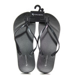 Анатомични черни дамски чехли, pvc материя - ежедневни обувки за пролетта и лятото N 100014119