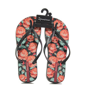 Черни анатомични дамски чехли, pvc материя - ежедневни обувки за пролетта и лятото N 100014115