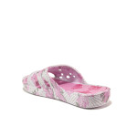 Розови джапанки, pvc материя - ежедневни обувки за пролетта и лятото N 100014162
