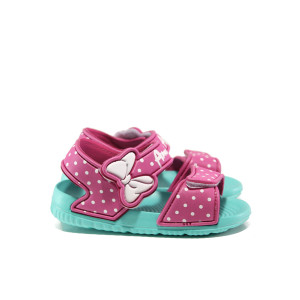 Розови детски сандали, pvc материя - ежедневни обувки за пролетта и лятото N 100014173