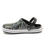 Сиви мъжки чехли, pvc материя - ежедневни обувки за пролетта и лятото N 100014224