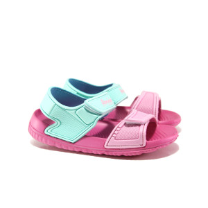 Розови детски сандали, pvc материя - ежедневни обувки за лятото N 100014213