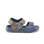Тъмносини детски сандали, pvc материя - ежедневни обувки за лятото N 100014214
