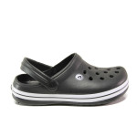 Черни мъжки чехли, pvc материя - ежедневни обувки за пролетта и лятото N 100014222