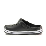 Черни дамски чехли, pvc материя - ежедневни обувки за пролетта и лятото N 100014216