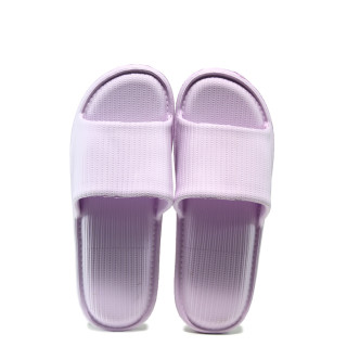 Лилави джапанки, pvc материя - ежедневни обувки за пролетта и лятото N 100014269
