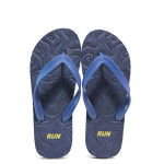 Сини джапанки, pvc материя - ежедневни обувки за пролетта и лятото N 100014246
