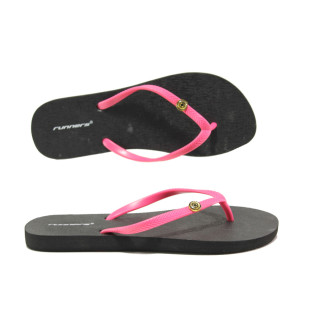 Розови джапанки, pvc материя - ежедневни обувки за пролетта и лятото N 100014255