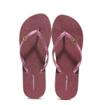 Лилави джапанки, pvc материя - ежедневни обувки за пролетта и лятото N 100014259