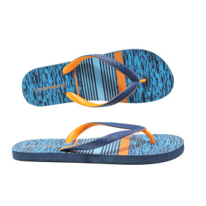 Сини джапанки, pvc материя - ежедневни обувки за пролетта и лятото N 100014250